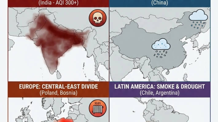 global pollution and environmental status Jan 2026